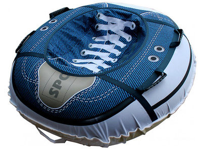 Санки-ватрушка МИТЕК Тюбинг «Кед» овал 110х95 см.