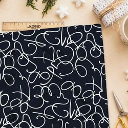 Ткань дюспо белые цифры на черном фоне