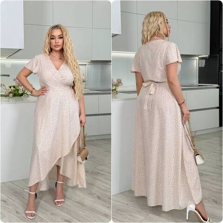 Платье на запах УК-1964-9 Фабрика Моды Фото 1