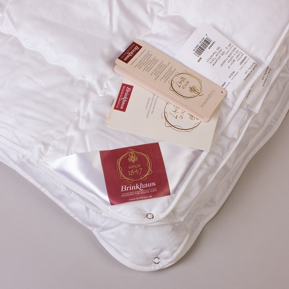 Элитное одеяло Bauschi-Lux от Brinkhaus этикетки