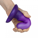 Нереалистичный дилдо Unicorn Mini Purple (12,5*3,5 см)