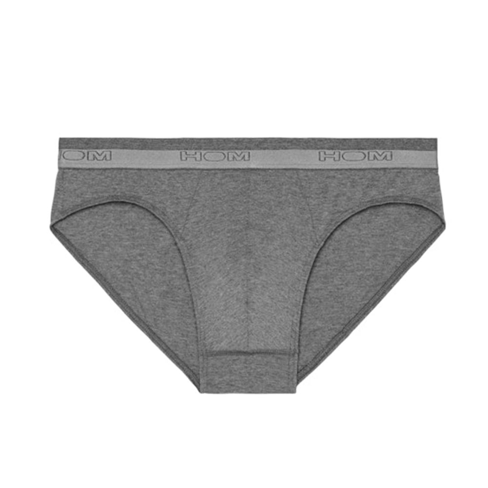 Мужские трусы брифы серые HOM Classic 40-0204-00ZU