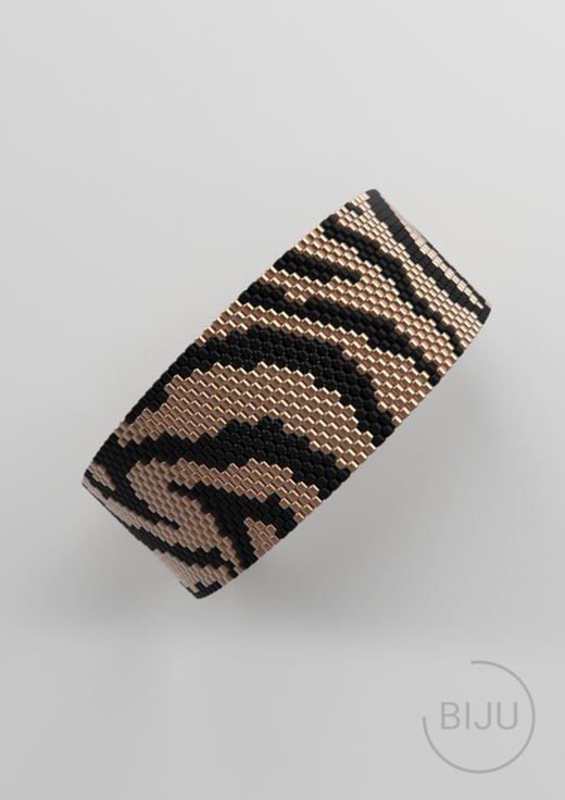 Схема PEYOTE, Схема браслета мозаичное плетение, узор из Miyuki Delica 11/0, файл PDF, №462