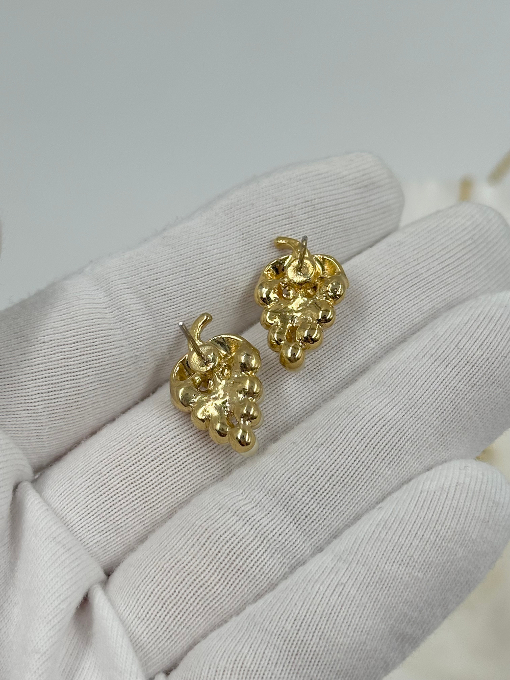 Комплект из серёг и кулона Виноград