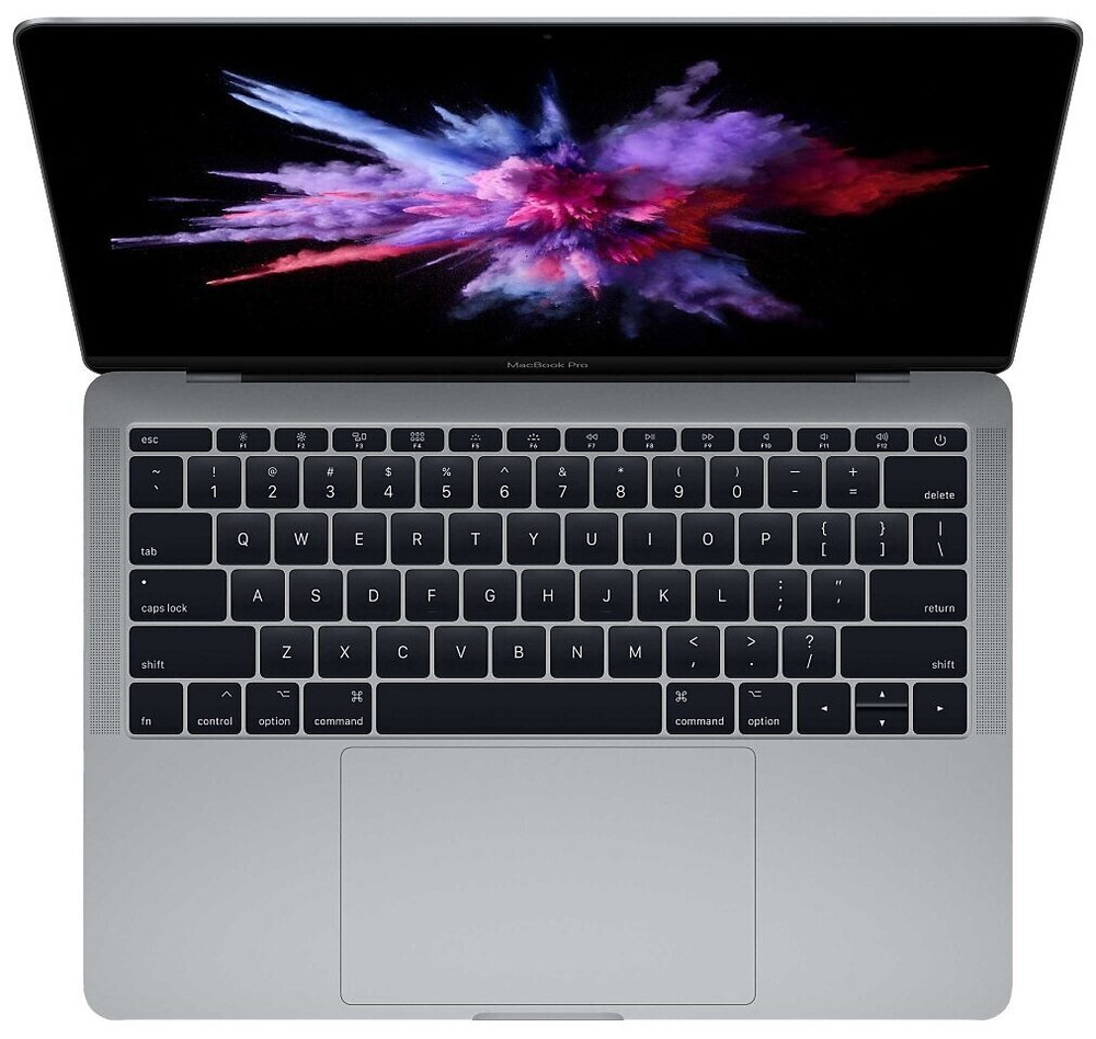 Ноутбук Apple MacBook Pro 13.3" A1708 (MPXQ2RU/A) 13.3"/Intel Core i5-7360U/RAM 8 GB/ SSD 128 GB/Intel Iris Plus graphics/2560*1600/IPS/Mac Os/Подсветка кл-ры: нет/Серый космос. Состояние: B1