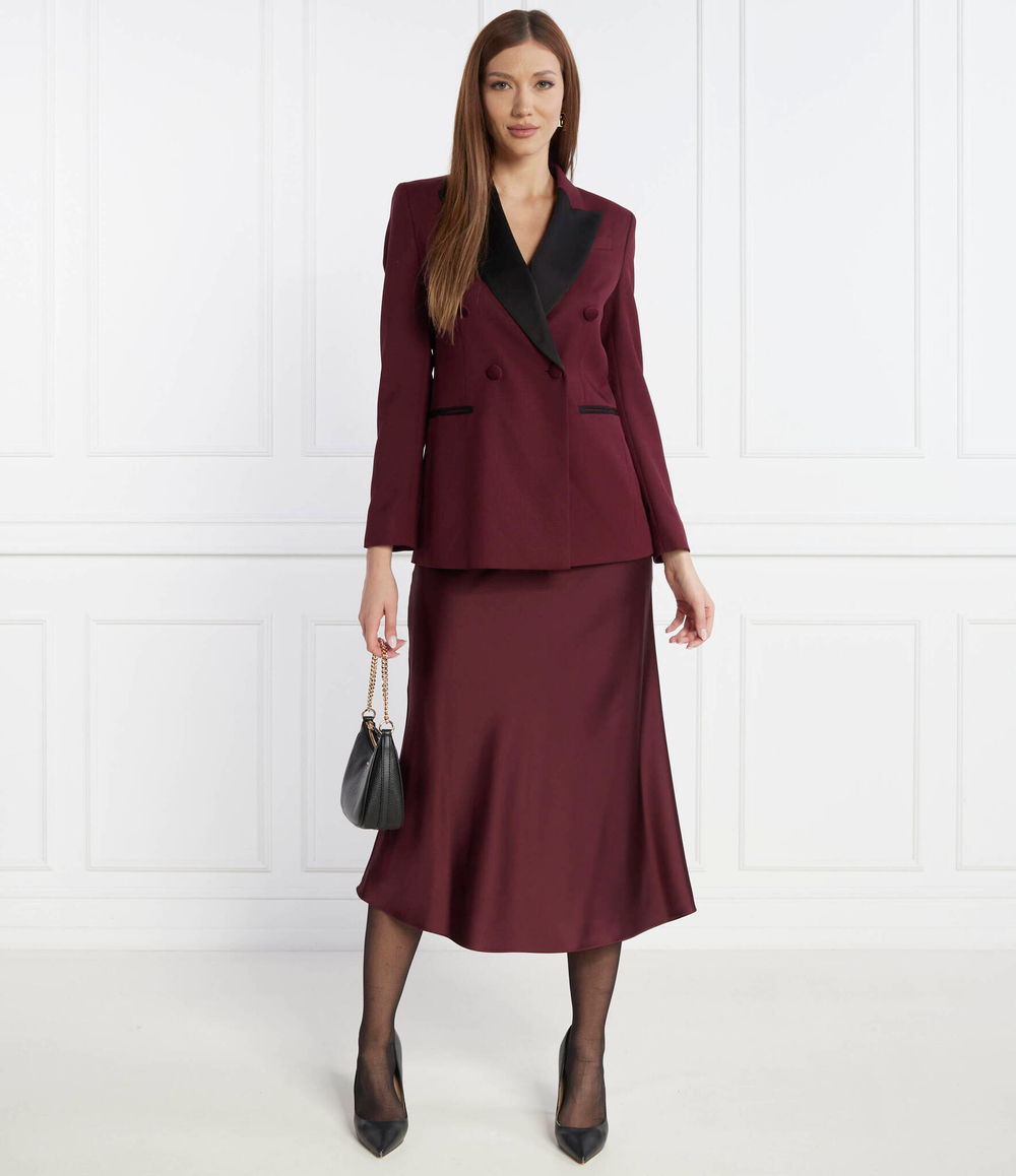 Хлопковый пиджак Jatuxa BOSS BLACK - бордовый(50500865)