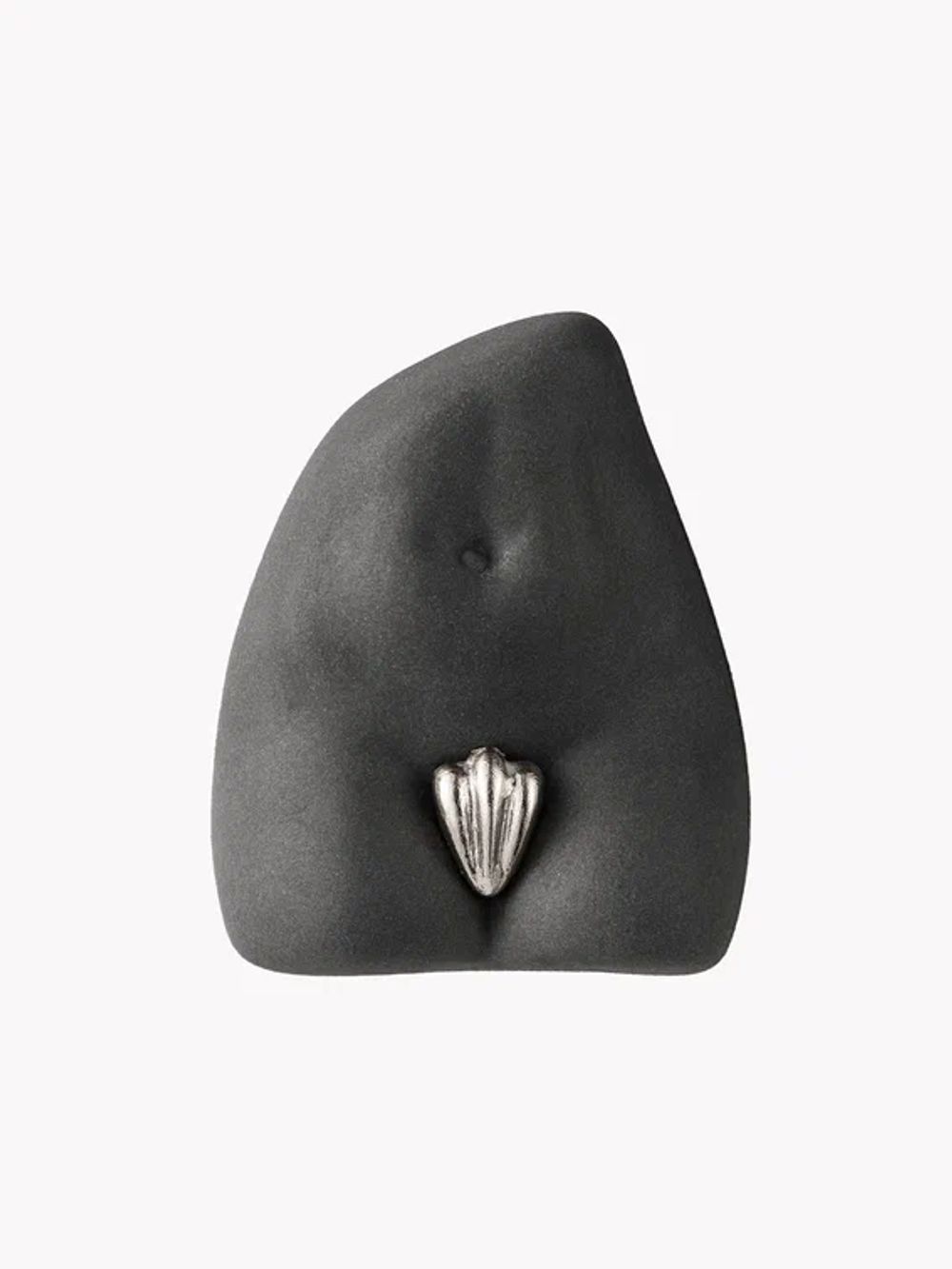 Кольцо Гера, серый фарфор