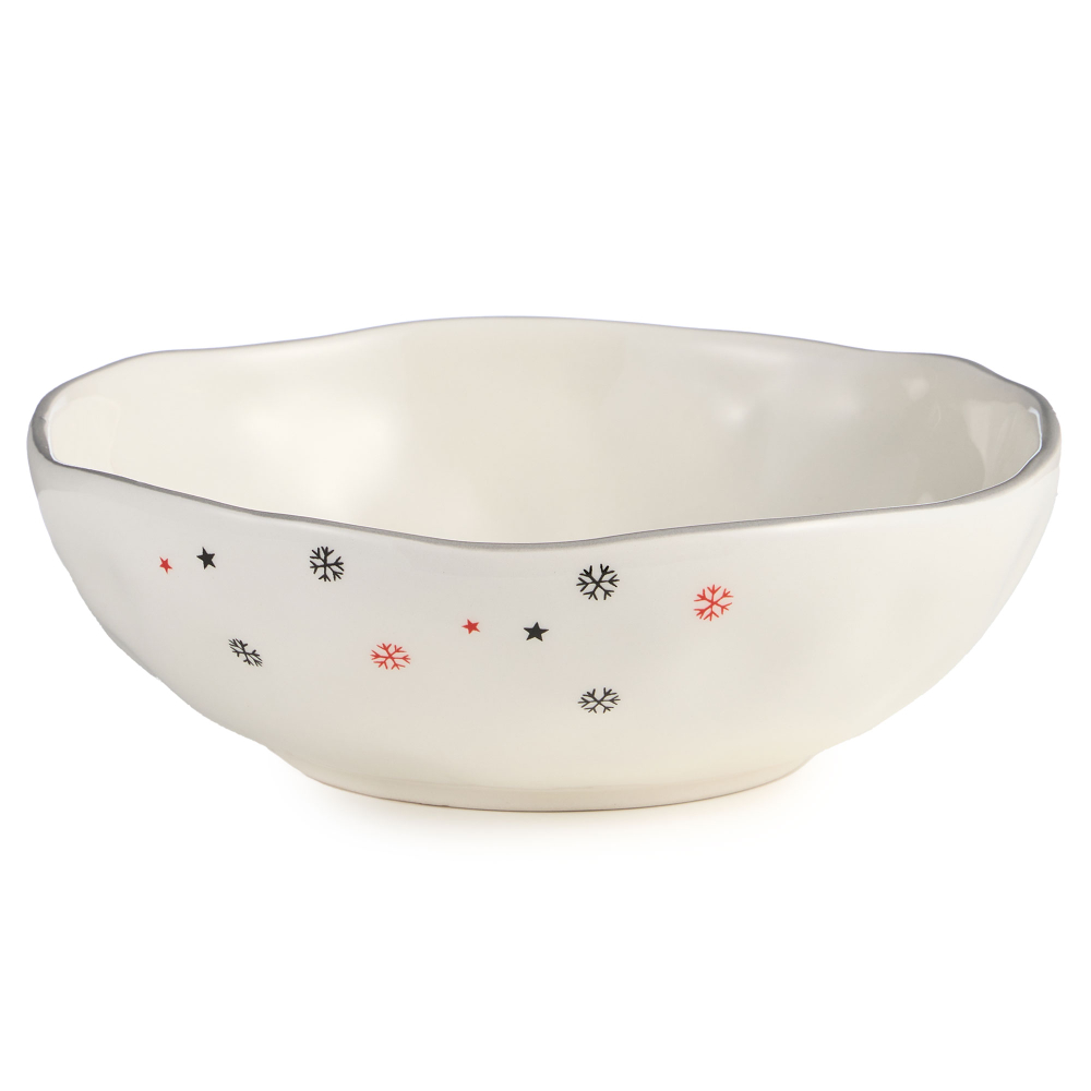 Салатник Agness "С новым годом!" 17х5.7см