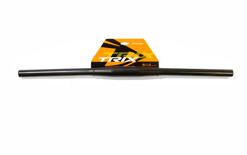 Руль TRIX MTB алюминиевый посадка 31.8мм подъем 15мм длина 620мм черный
