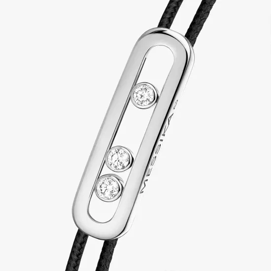 Браслет Messika Care(s) с черным шнуром