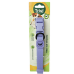 Ошейник из биотана "Матрица" M, сиреневый, 20*340-490мм, Triol