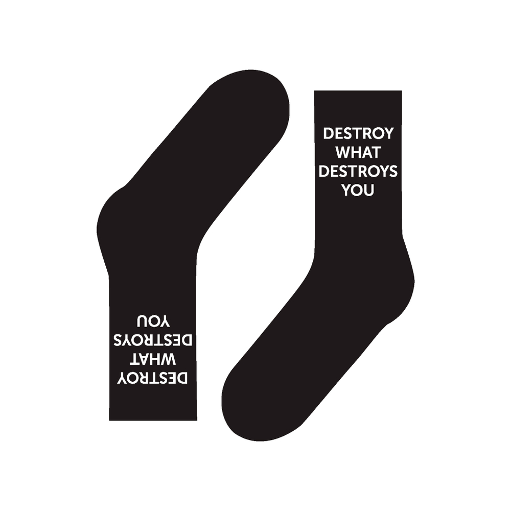 Носки Destroy Or Die Черные