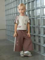 Костюм для девочки, футболка и кюлоты