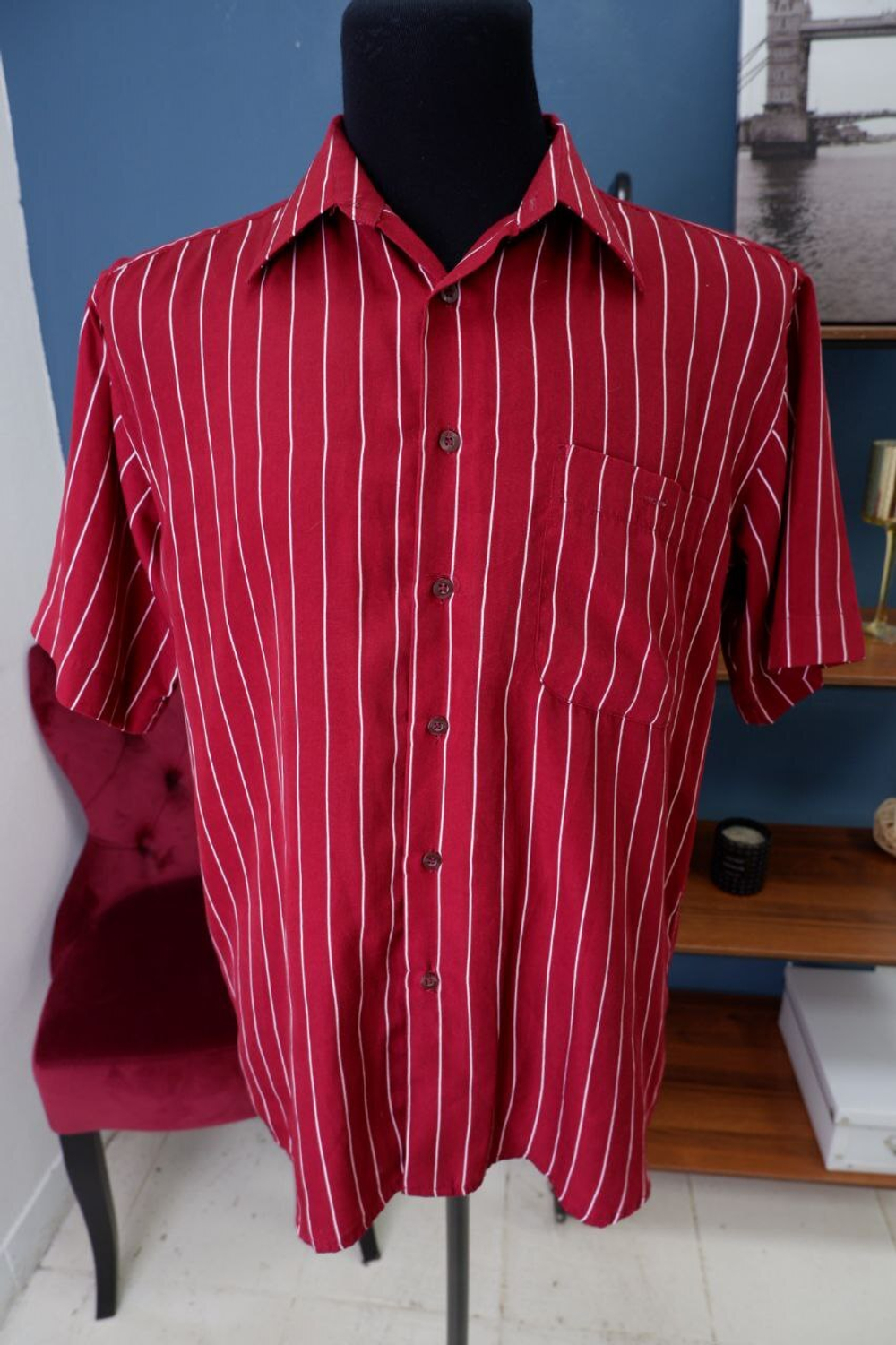 Рубашка Southpole в полоску 54 размер