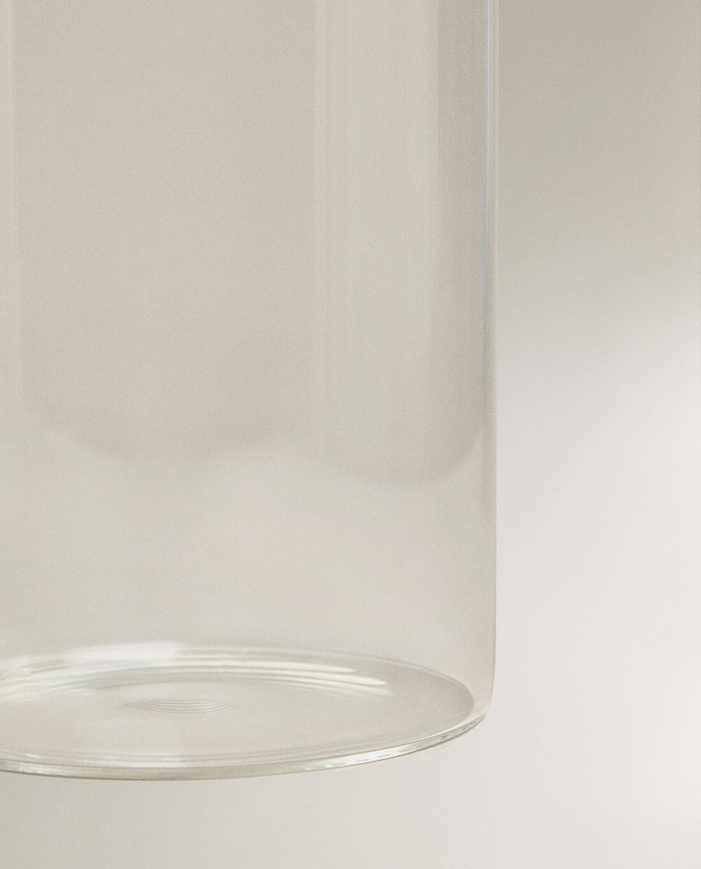 Zara Home Подсвечник из стекла, цвет прозрачный, 12 см