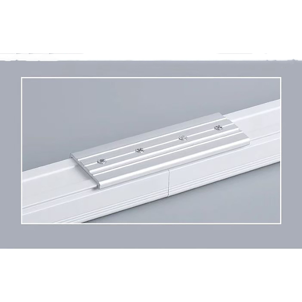 Ручной карниз для штор с тросом, алюминиевый, прямой, потолочный, тихий ход