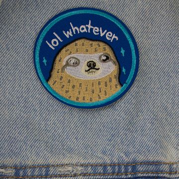 Нашивка на рюкзак и на одежду. lol whatever