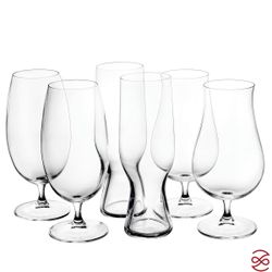 Набор бокалов для пива Crystalite Bohemia Beer 680 мл (2 шт) 630 мл (2 шт) 550 мл (2 шт)