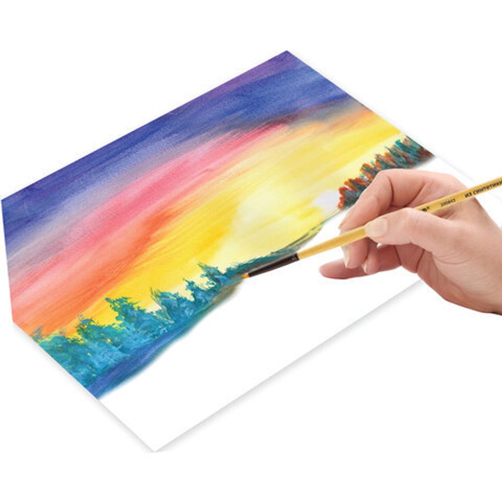 Кисть ПИФАГОР, синтетика, круглая, № 2, 200842