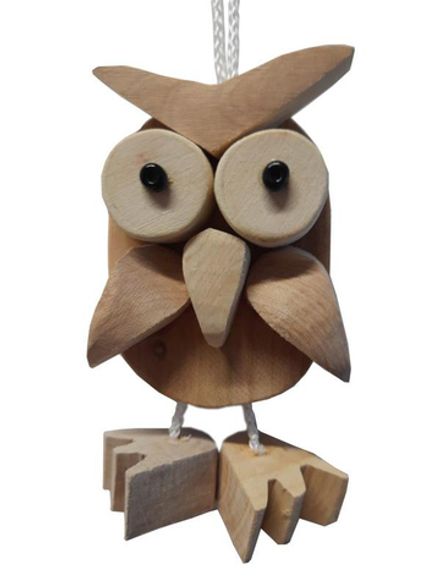 Сувенир-подвеска "Совушка" из можжевельника