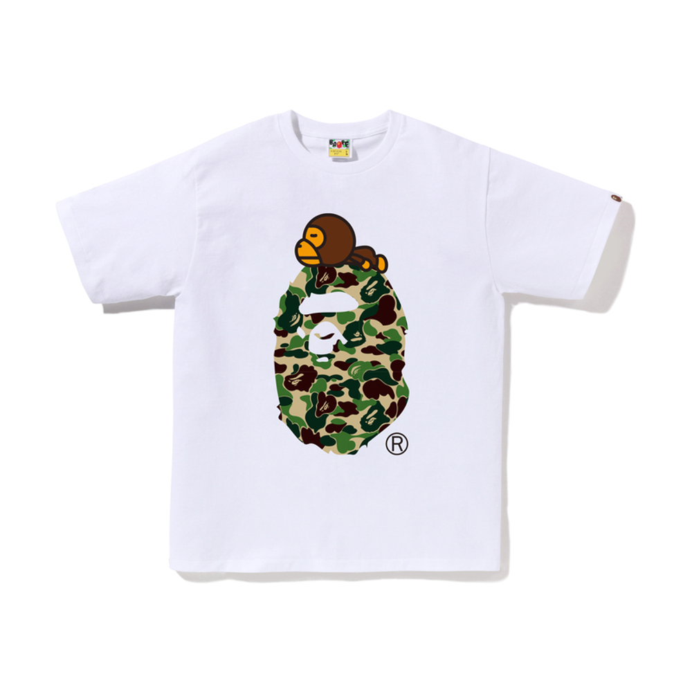 A Bathing Ape 1st Camo Milo On Big Ape Tee