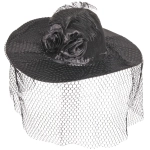Шляпа карнавальная «Шикарная дама», черный