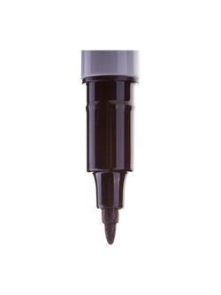 Маркер перманентный "Multi Marker Super Slim" 1мм пулевидный черн. Crown 08-8001