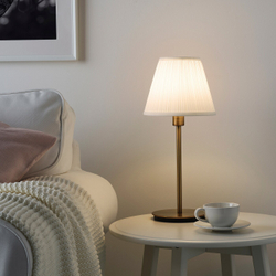 IKEA SKAFTET  (ИКЕА СКАФТЕТ)  -  Основание настольной лампы, цвет латуни, 30 см