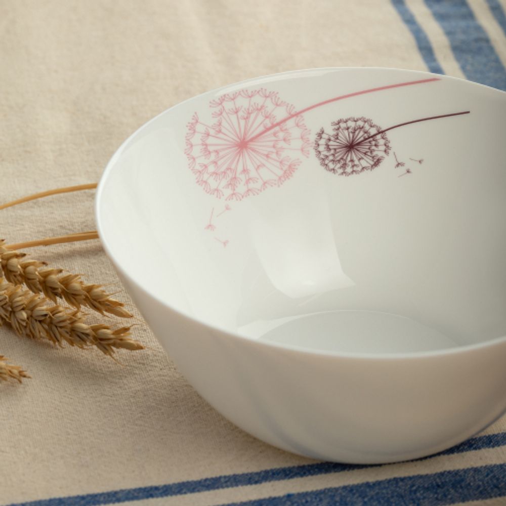 Салатник White Fox WF-STS18 Summertime опаловый с деколью 18 см 970 мл | White Fox