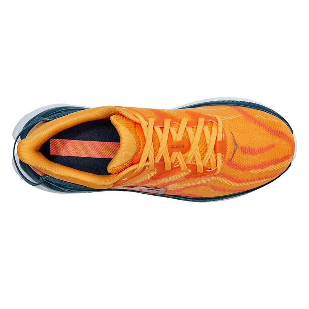 Кроссовки мужские HOKA M MACH SUPERSONIC Radiant Yellow / Camellia