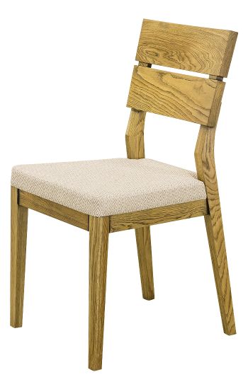 Стул Кёльн (дуб/тон Светлый дуб с черной патиной 004/ткань 2-075)