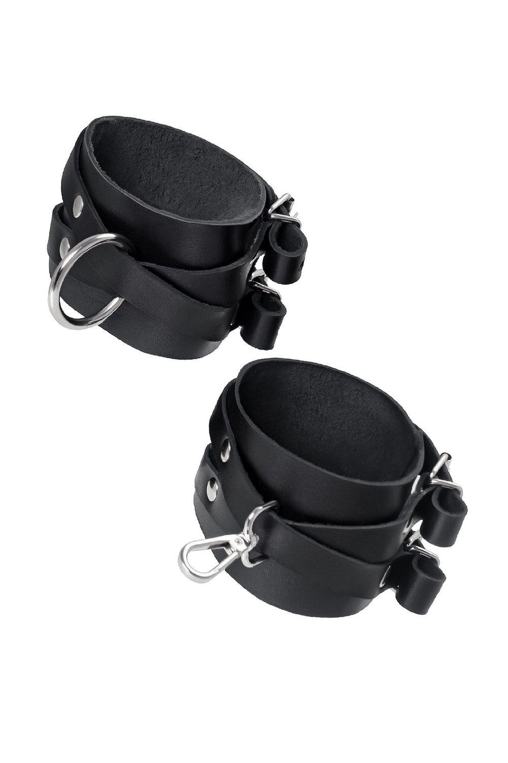 Оковы на ноги Pecado 2214 – натуральная кожа, перекрёстные ремешки