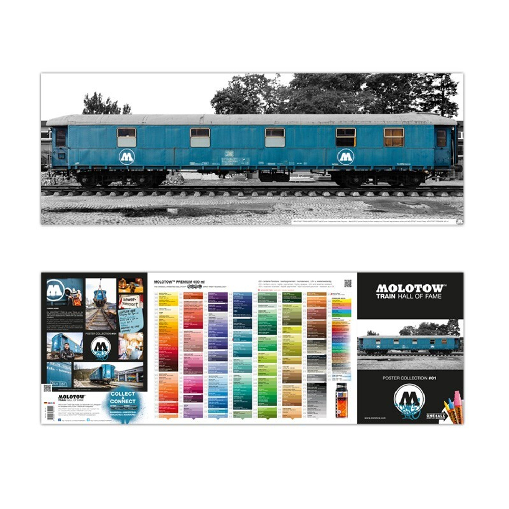 Постер Molotow TRAIN HALL OF FAME (1шт)