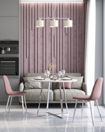 Стол обеденный Дакота 100*100 белый мрамор ножки хром