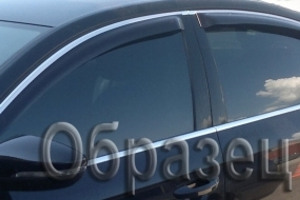 Дефлекторы боковых окон SIM для Toyota Highlander (2014-2019) арт.STOHIG1432-Cr