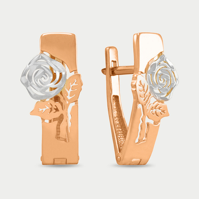 Серьги золотые