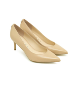 Кожаные туфли на шпильках Guess - бежевый(FLPBV4 LEA08)