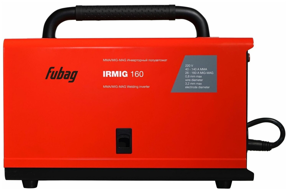 Сварочный полуавтомат Fubag IRMIG 160 (31431) + горелка 38440 MIG/MAG, MMA