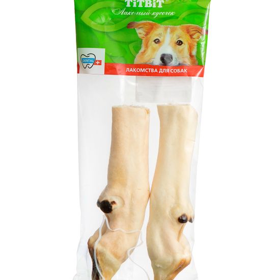 Titbit лакомство для собак Нога баранья, мягкая упаковка 2шт