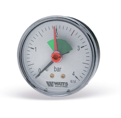 Манометр аксиальный с ук. предела MHA 63/4 x 1/ 4 Ду 63 мм