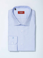 Сорочка мужская VESTER длинный рукав, цвет голубой, хлопок/пэ 515142 77