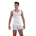 Мужская утягивающая +size майка-корсет Doreanse Shape (Размер: XXXL) (Цвет: белый)