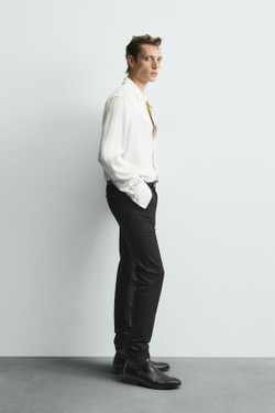 ZARA ДЖИНСЫ SKINNY FIT - LIMITED EDITION, ЧЕРНЫЙ