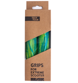 Грипсы Tech Team Fish 170mm, Green/Blue