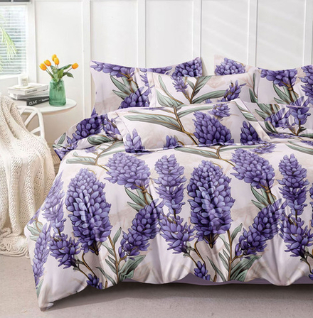 КПБ 2 сп с простыней на рез. 140х200 ПОПЛИН "П6"