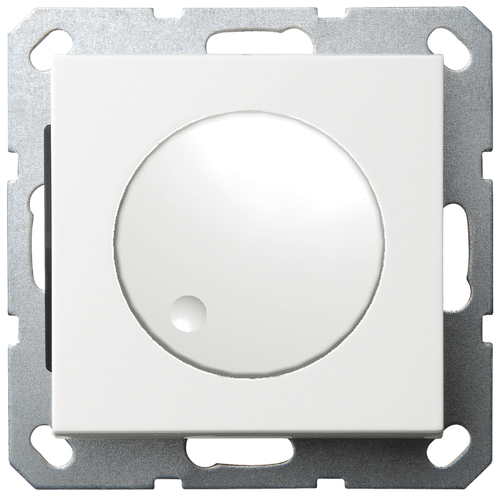 LED Диммер с накладкой 30-400W, 1gang 2way, цвет белый