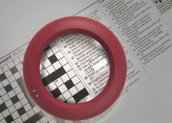 Böyüdücü şüşə Oh! The İlluminated Magnifier -Vivid Grey