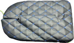 Чехлы на козырьки Лада Веста Vesta(синяя нить Бабочка)