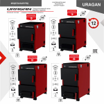 Котел твердотопливный отопительный URAGAN («Ураган») 16 кВт