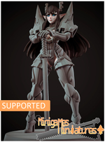Аниме миниатюры под стиль вархаммер anime figurine 32-56-75мм